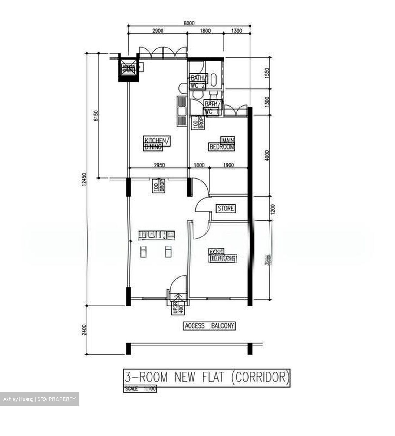 Blk 213 Bedok Town Centre (Bedok), HDB 3 Rooms #622247061